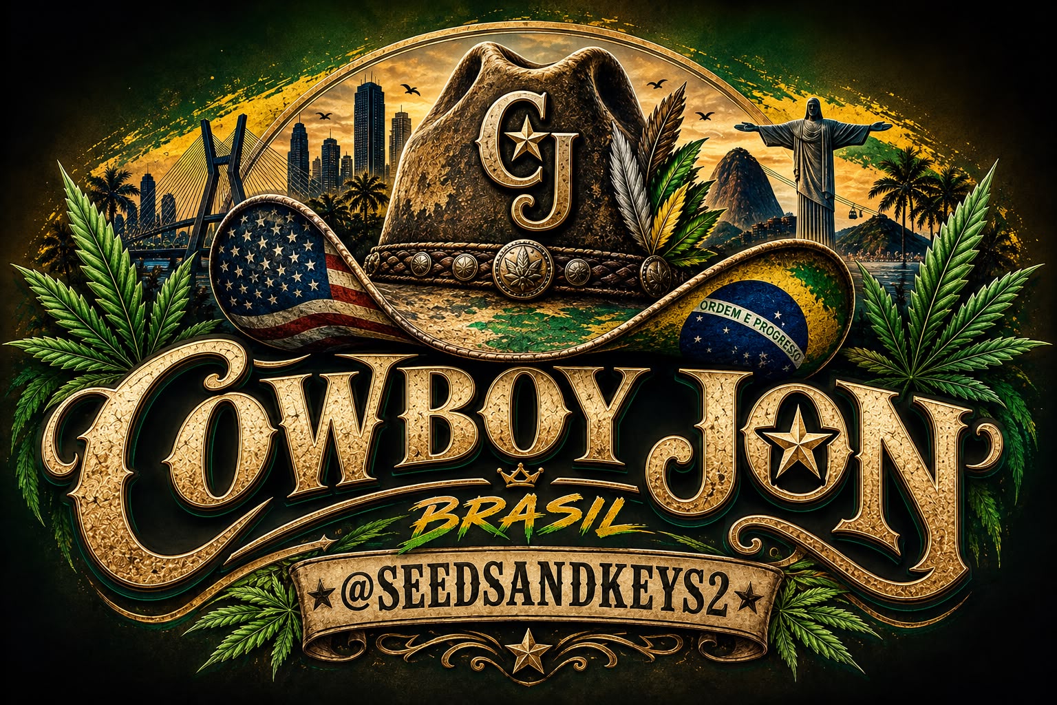 Cowboy Jon Brasil logo